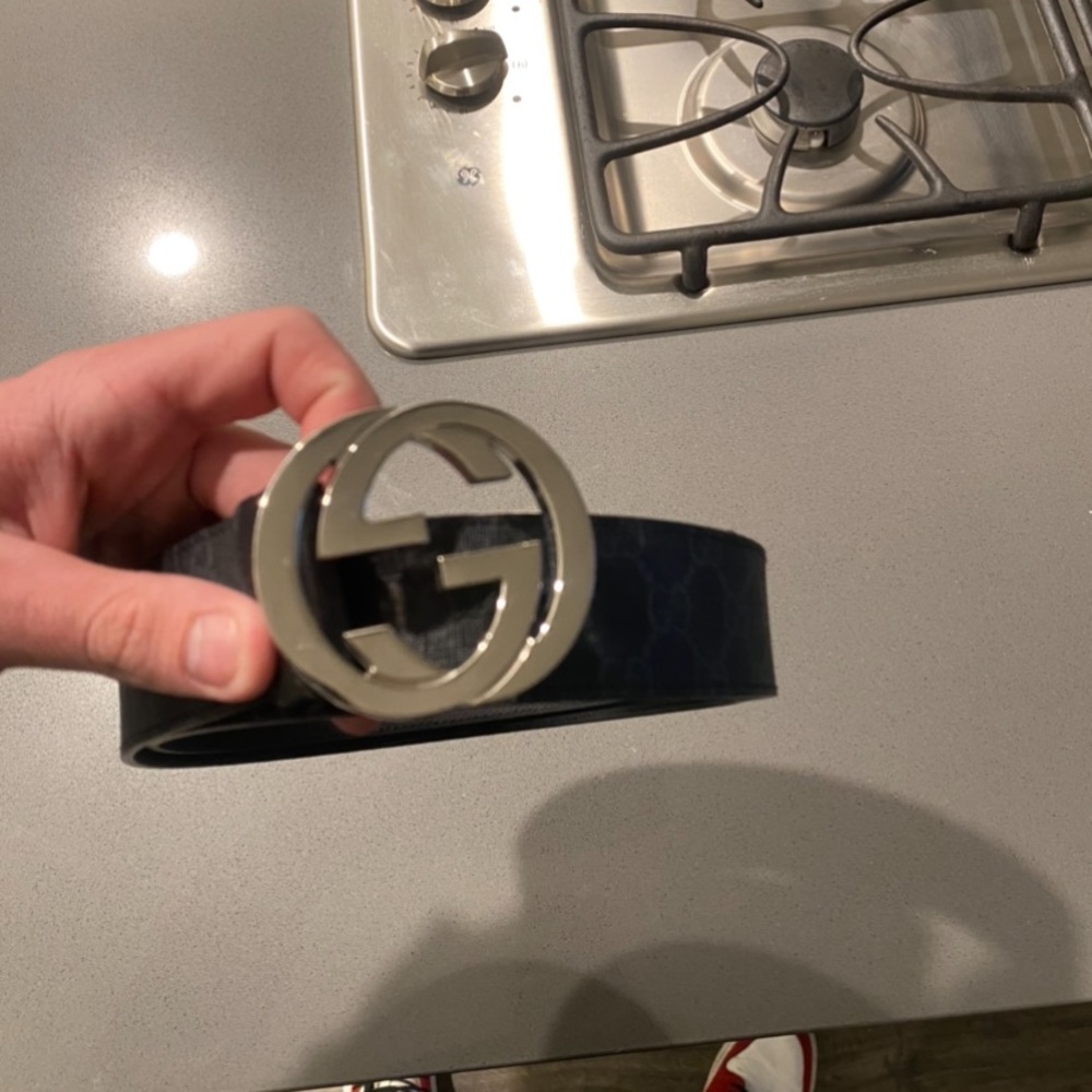 Brand new Gucci Belt. Worn twice. Have Gucci box and receipt to show it’s real
